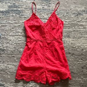 Eyelet Romper